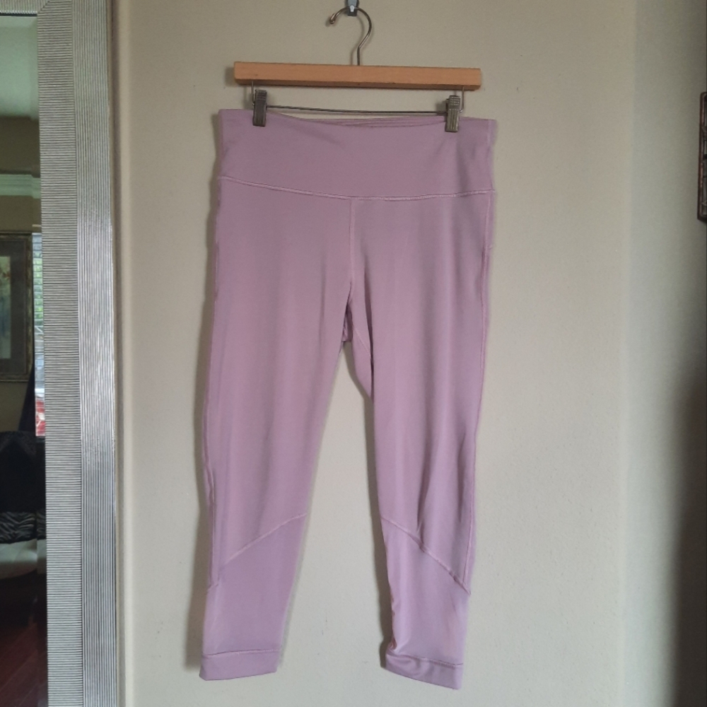 Dusty Pink Mauve Leggings Gapfit Athletic Athlesiure Workout - Picture 1 of 10